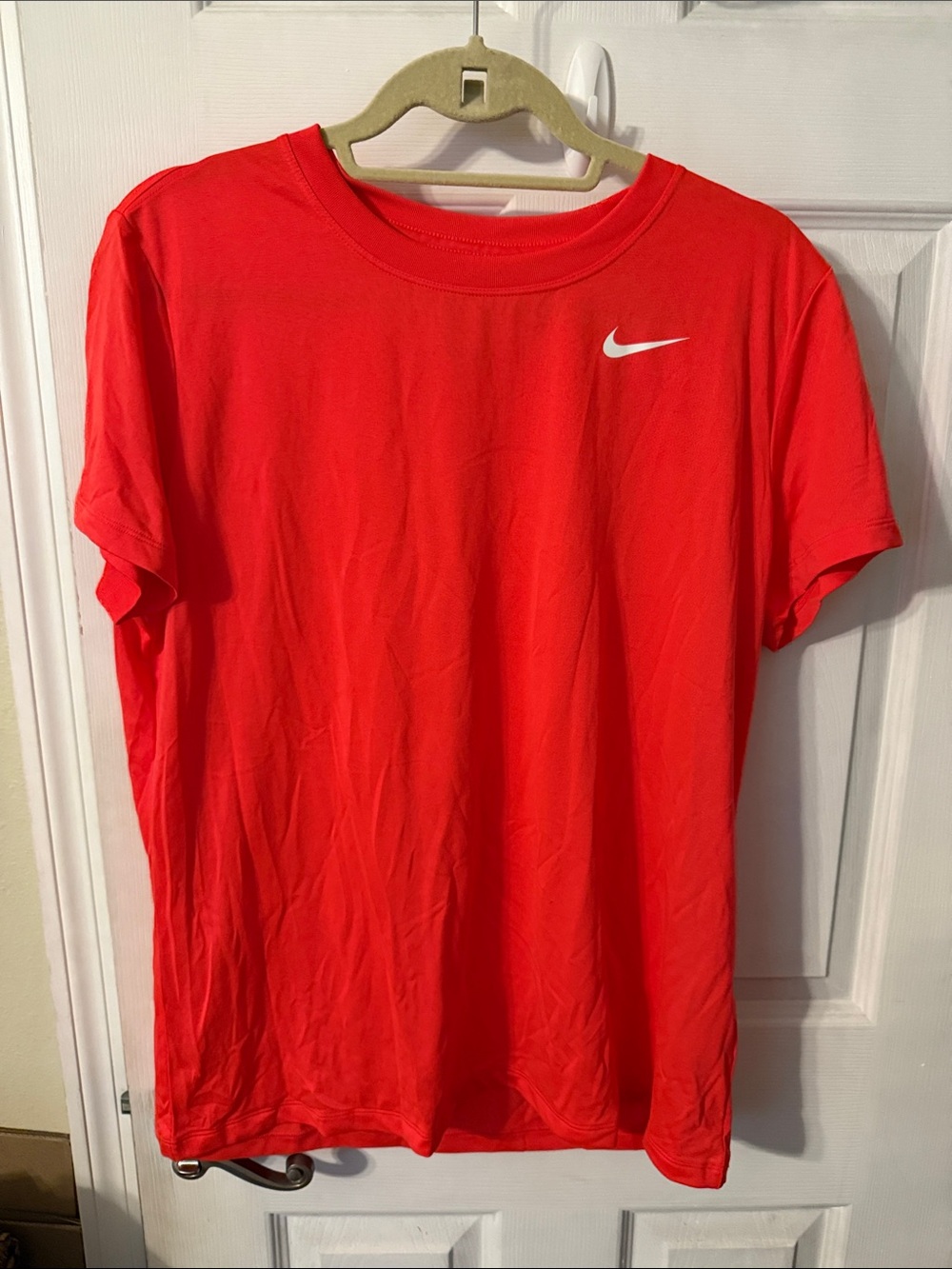 Nike Men’s Bright Red Short Sleeve Dri-FIT Tee